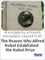 In 1888, Alfred Nobel's brother Ludvig died, and a French newspaper accidently published Alfred's obituary instead of  Ludvig's. Nobel's life was summed up with the words, ''Le marchand de la mort est mort,''which translated into, ''the merchant of death is dead.'' The obituary went on to say that Nobel became rich ''by finding ways to kill more people faster than ever before.'' Nobel was taken aback by the characterization and wanted to change how he would be perceived when he was gone. 